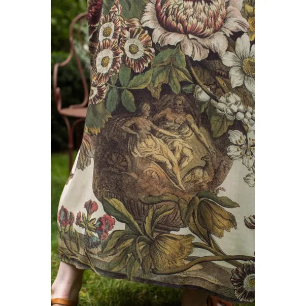 OPERA DUSTER KIMONO | LOVE GROWS WILD WITH BEES-Scarves & Wraps-MARKET OF STARS-Coriander