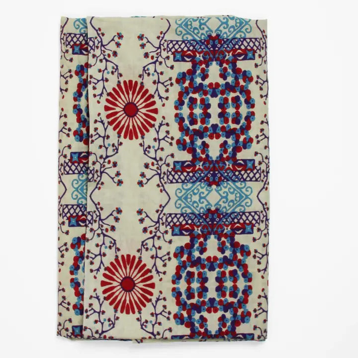 ORGANIC COTTON SCARF | RYOKO BEIGE-Scarves & Wraps-LES BELLES VAGABONDES-Coriander