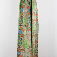 ORGANIC COTTON SCARF | RYOKO GREEN-Scarves & Wraps-LES BELLES VAGABONDES-Coriander