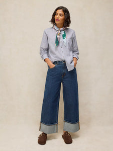 ORGANIC COTTON SHIRT | LIBBY-Top-WHITE STUFF-Coriander