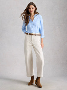 ORGANIC COTTON SHIRT | SOPHIE-Top-WHITE STUFF-Coriander