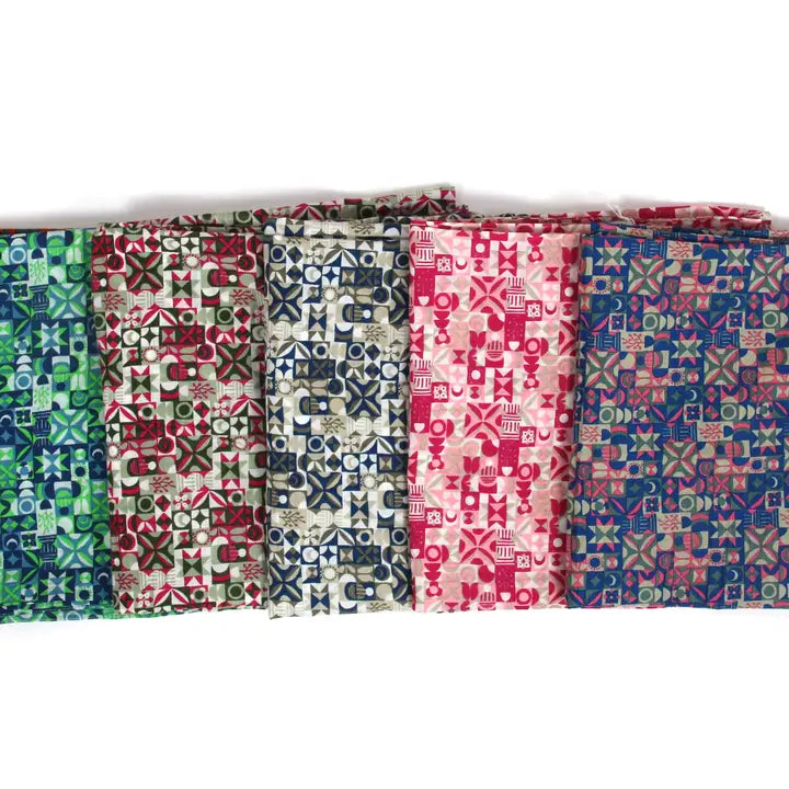 ORGANIC COTTON SQUARE SCARF | MALMO ORANGE-Scarves & Wraps-LES BELLES VAGABONDES-Coriander