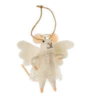 ORNAMENT | HEAVENLY HANA MOUSE-Home Decor-INDABA TRADING-Coriander