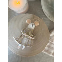 ORNAMENT | STARBRIGHT SCARLET MOUSE-Ornament-INDABA TRADING-Coriander