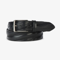 OTES LEATHER BELT-Accessories-BRAVE LEATHER-32-Black-Coriander