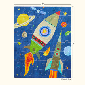 OUTER SPACE 48 PIECE PUZZLE-Puzzle-WERKSHOPPE-Coriander