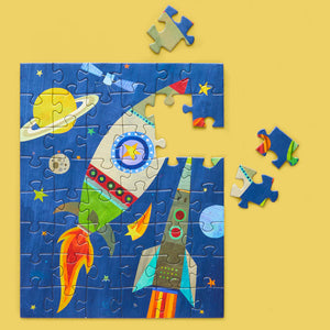 OUTER SPACE 48 PIECE PUZZLE-Puzzle-WERKSHOPPE-Coriander