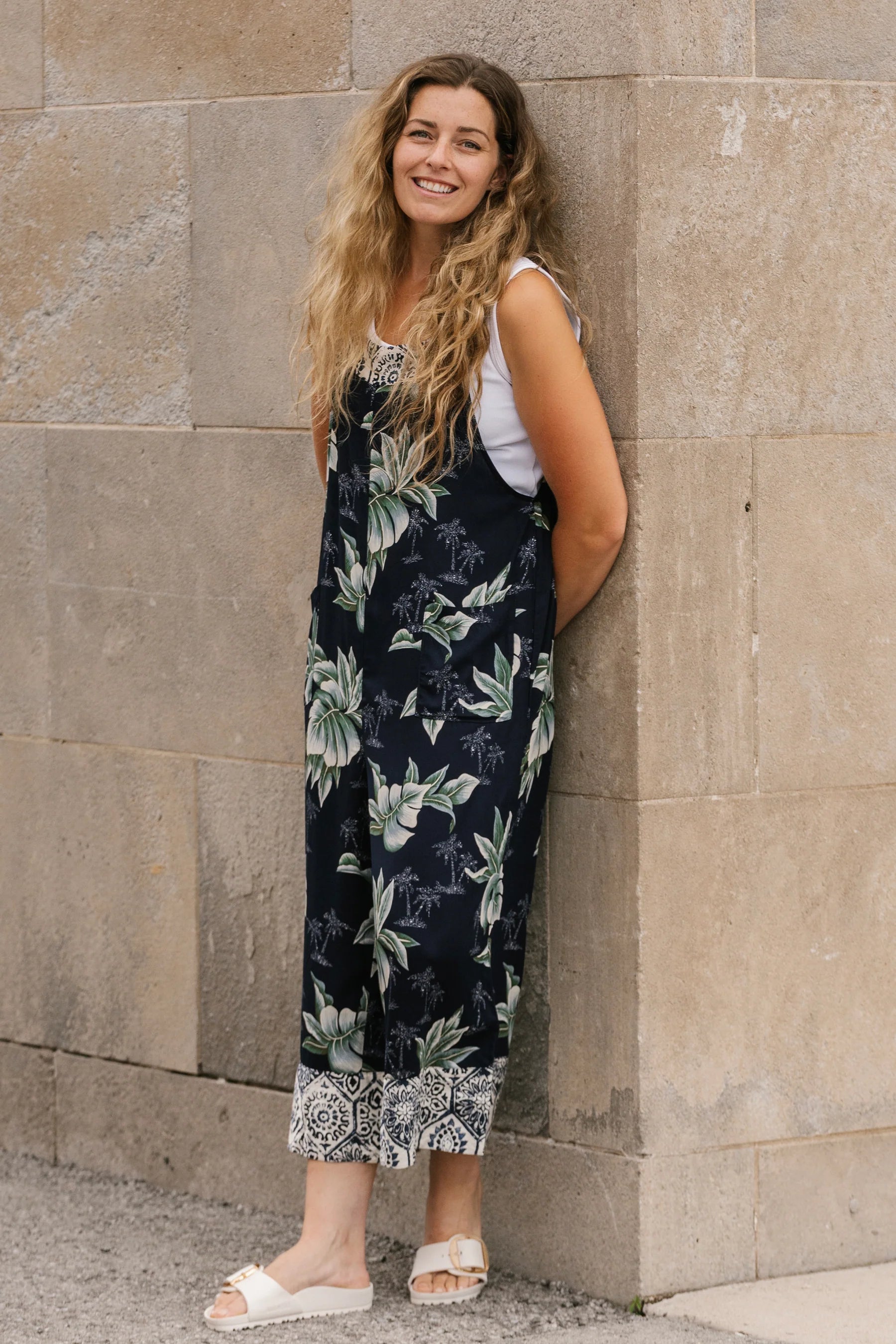 OVERALL | ELORA: PALM-Bottoms-SHANNON PASSERO-SMALL-MED-PALM PRINT MIX-Coriander