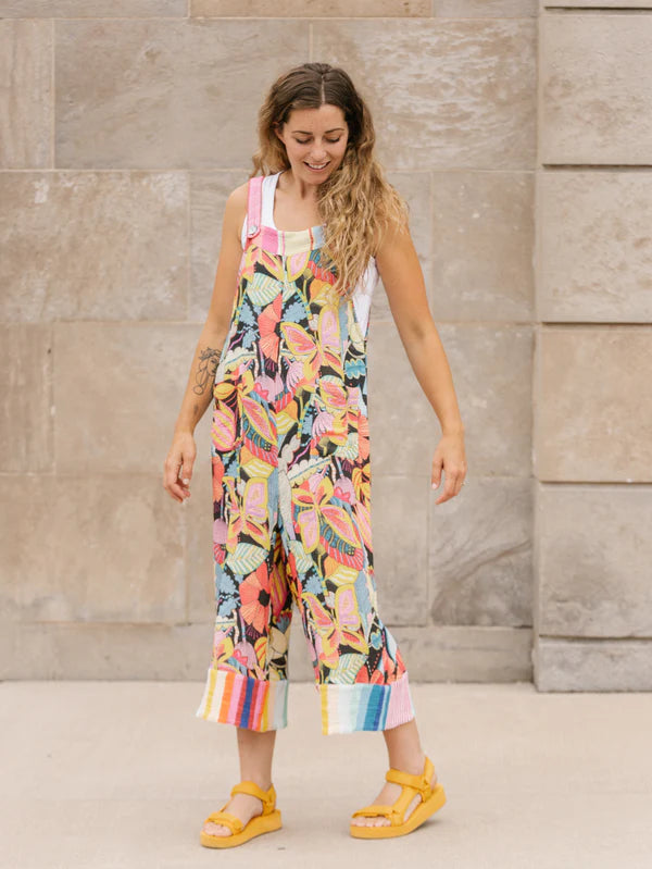 OVERALLS | SAMMIE-Bottoms-SHANNON PASSERO-SMALL-MED-SERENDIPITY PRINT MX-Coriander