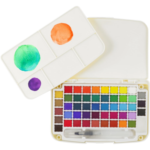 PAINT SET | WATERCOLOUR FIELD KIT-Fun and Games-PETER PAUPER PRESS-Coriander