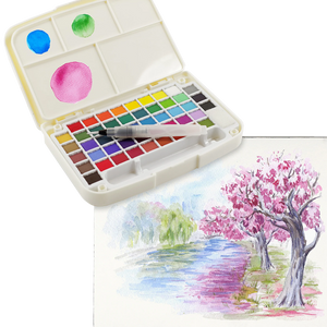 PAINT SET | WATERCOLOUR FIELD KIT-Fun and Games-PETER PAUPER PRESS-Coriander