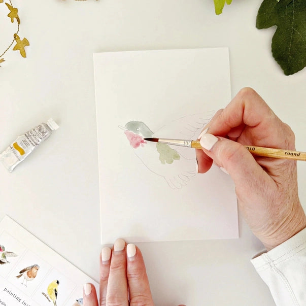 PAINTABLE WATERCOLOUR NOTECARDS | BACKYARD BIRDS