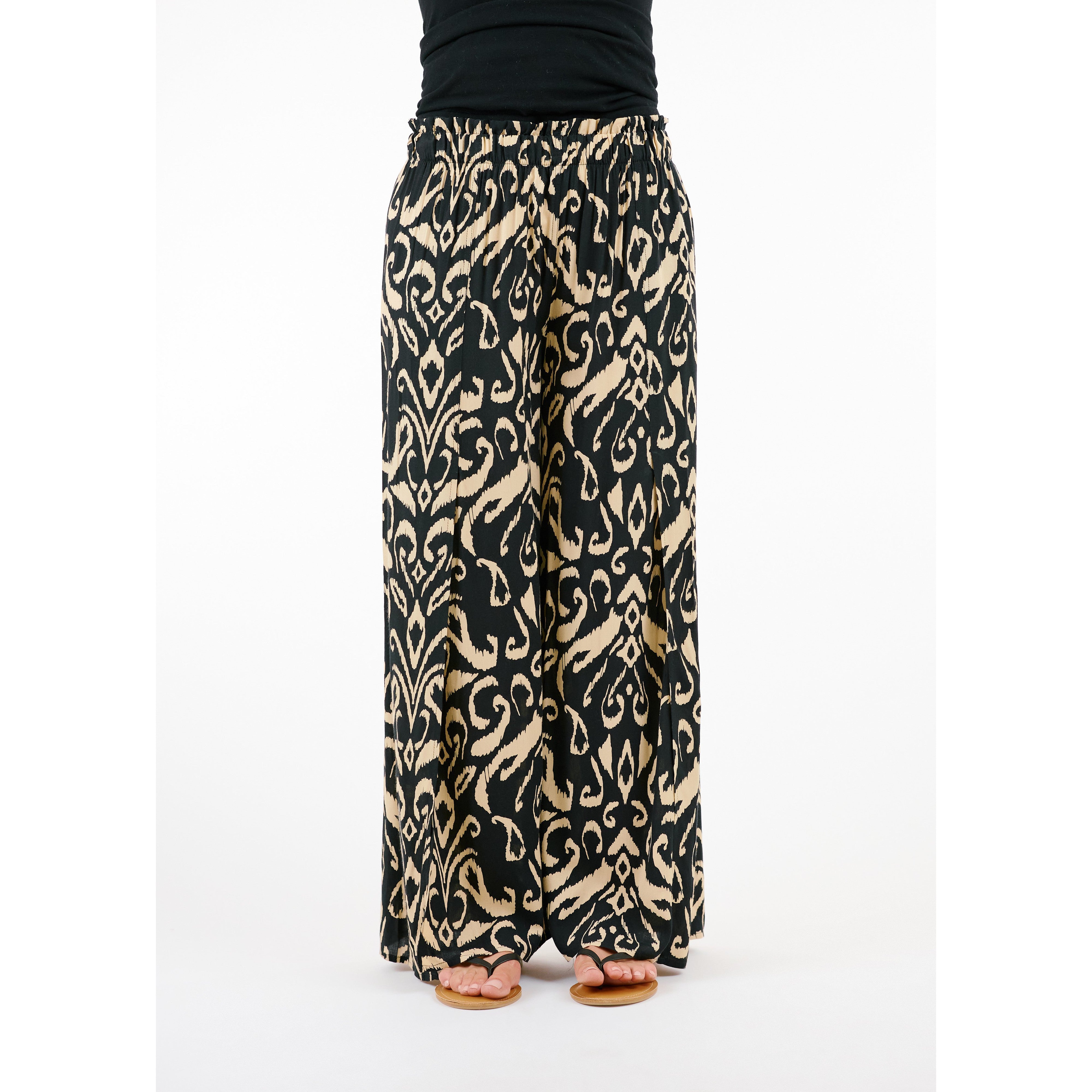 PANT | HURON-Bottoms-SHANNON PASSERO-SMALL-IKAT-Coriander