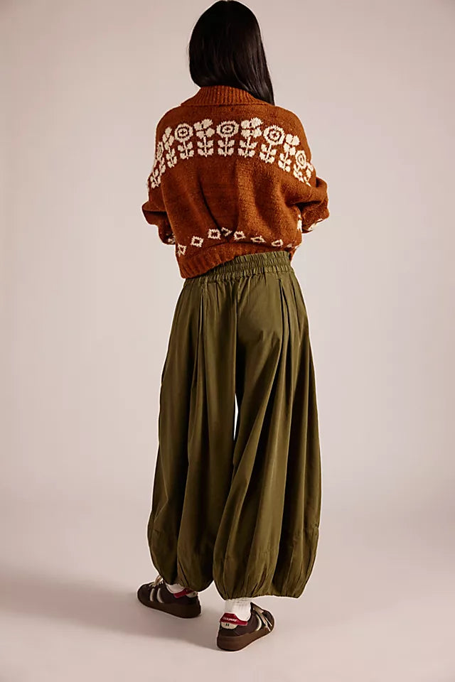 PANTS | MOONFLOWER BALLOON-Bottoms-FREE PEOPLE-Coriander