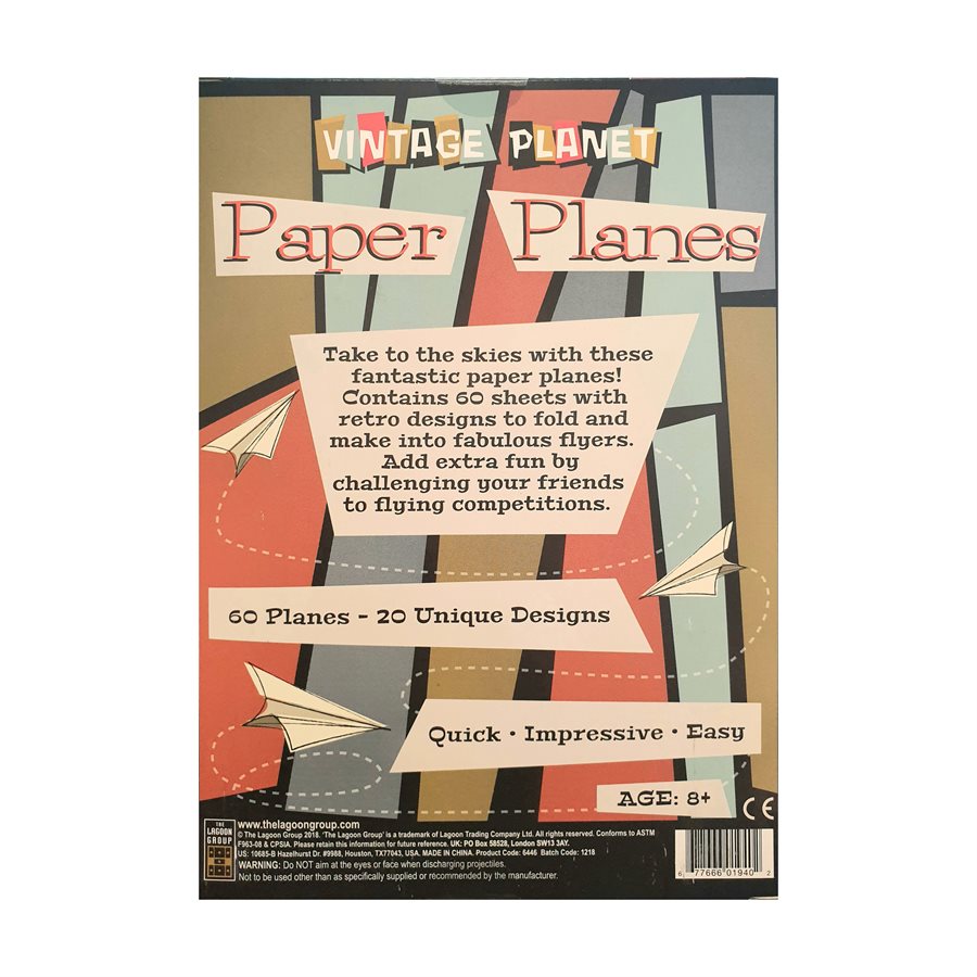 PAPER PLANES SET-Fun and Games-LAGOON-Coriander