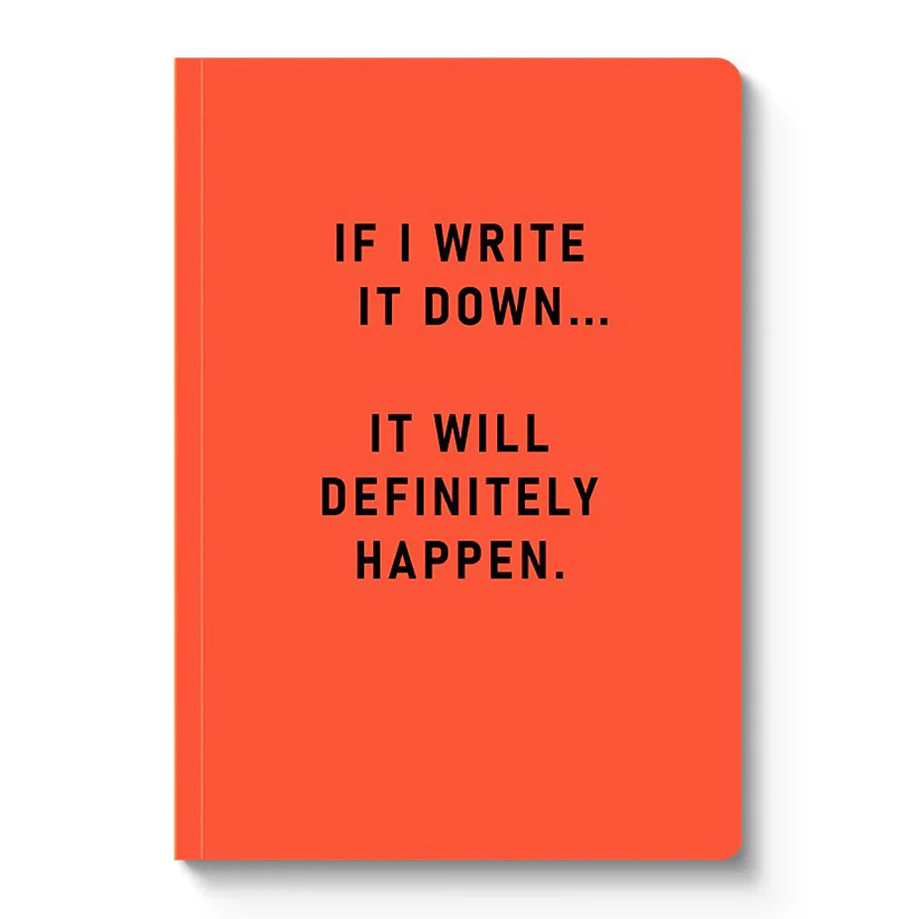 PAPERBACK NOTEBOOK | IT WILL DEFINITELY HAPPEN-Books & Stationery-OHH DEER-Coriander