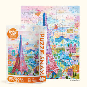 PARIS HOLIDAY | 100 PIECE PUZZLE SNAX-Puzzle-WERKSHOPPE-Coriander