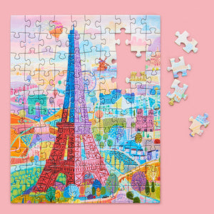 PARIS HOLIDAY | 100 PIECE PUZZLE SNAX-Puzzle-WERKSHOPPE-Coriander