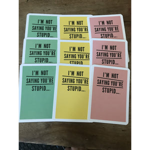 PARTY TRIVIA GAME: I'M NOT SAYING YOU'RE STUPID...-Game-HYGGE GAMES-Coriander