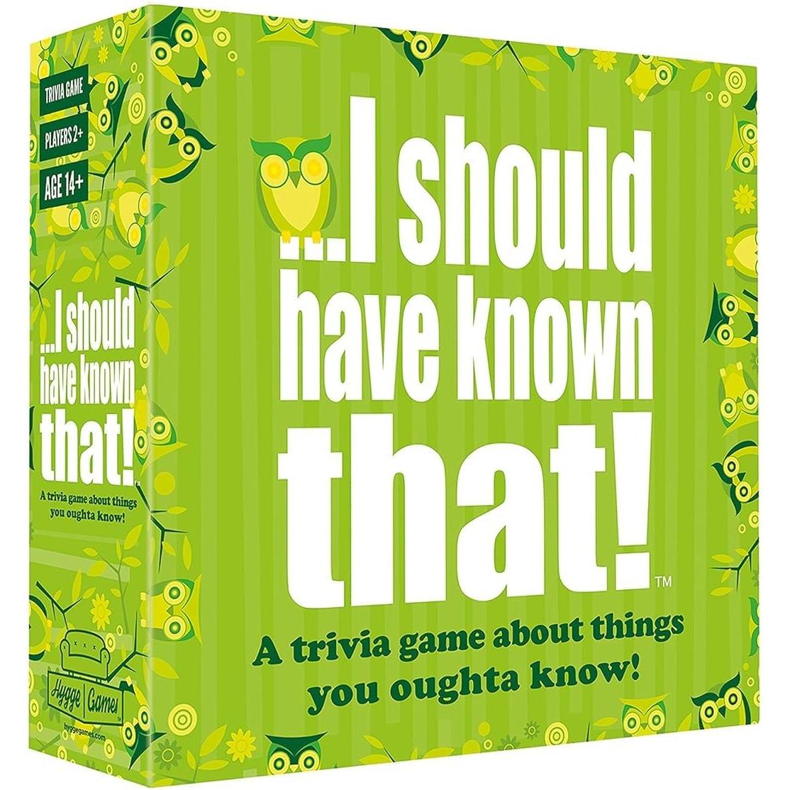 PARTY TRIVIA GAME | ...I SHOULD HAVE KNOWN THAT!-Fun and Games-HYGGE GAMES-Coriander