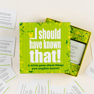 PARTY TRIVIA GAME | ...I SHOULD HAVE KNOWN THAT!-Fun and Games-HYGGE GAMES-Coriander