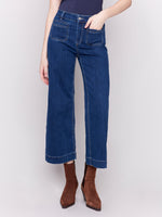 PATCH POCKET PANT-Bottoms-CHARLIE B-2-INDIGO-Coriander