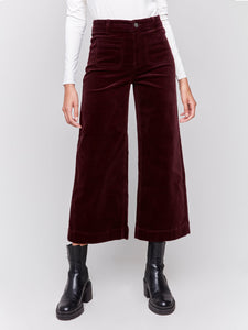 PATCH POCKET PANT-Bottoms-CHARLIE B-2-PLUM-Coriander