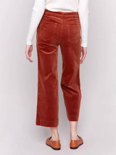 PATCH POCKET PANT-Bottoms-CHARLIE B-Coriander