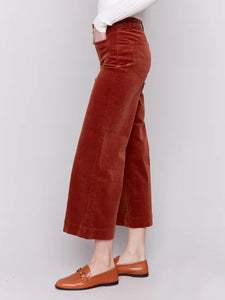 PATCH POCKET PANT-Bottoms-CHARLIE B-Coriander