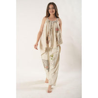 PATCHWORK BUTTON UP JEANS-Denim-THE PAPERLACE-Coriander