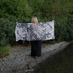 PEACE WINE & SUNSHINE SCARF-Scarves & Wraps-MARKET OF STARS-Coriander