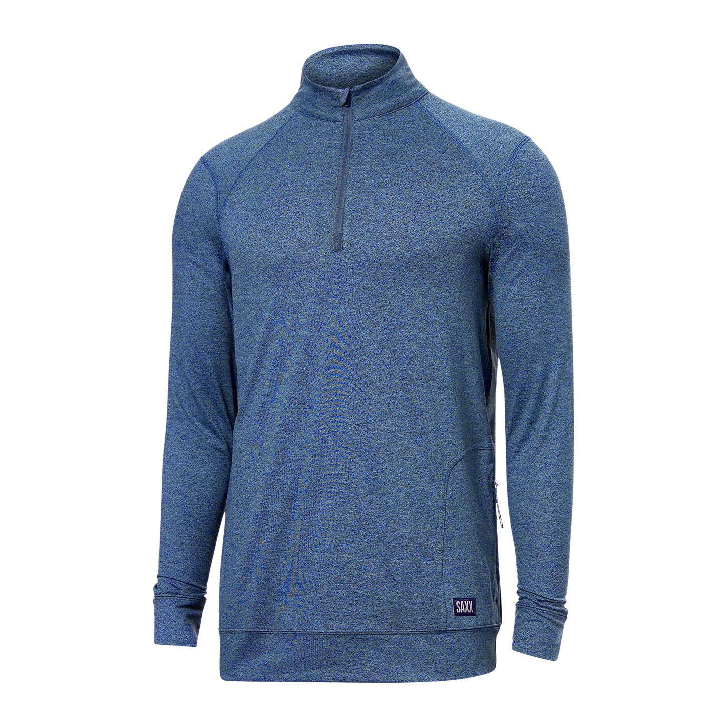 PEAKDAZE HALF ZIP - MIDNIGHT HEATHER-Sweaters & Jackets-SAXX-MEDIUM-MIDNIGHT HEATHER-Coriander