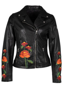 PEONIE 2 MOTO JACKET-Jackets & Sweaters-MAURITIUS-Coriander