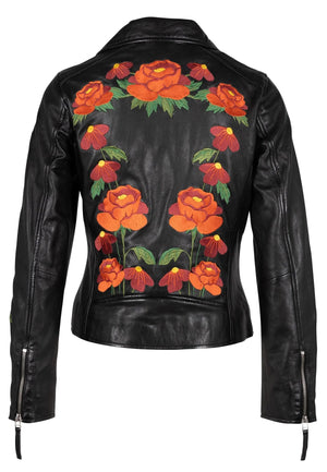 PEONIE 2 MOTO JACKET-Jackets & Sweaters-MAURITIUS-Coriander