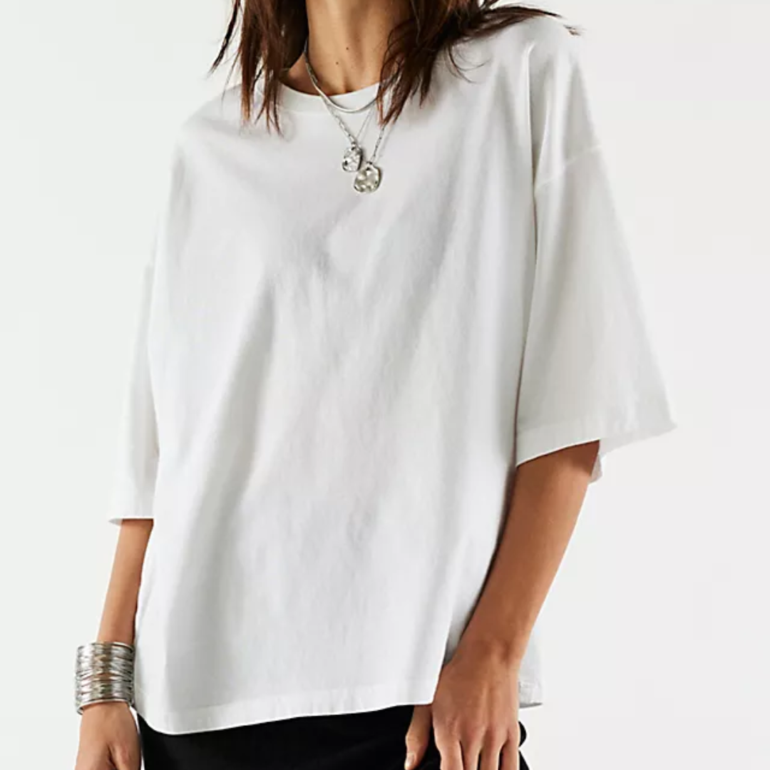 PERFECT OVERSIZED TEE-Tops-FREE PEOPLE-XSMALL-WHITE-Coriander