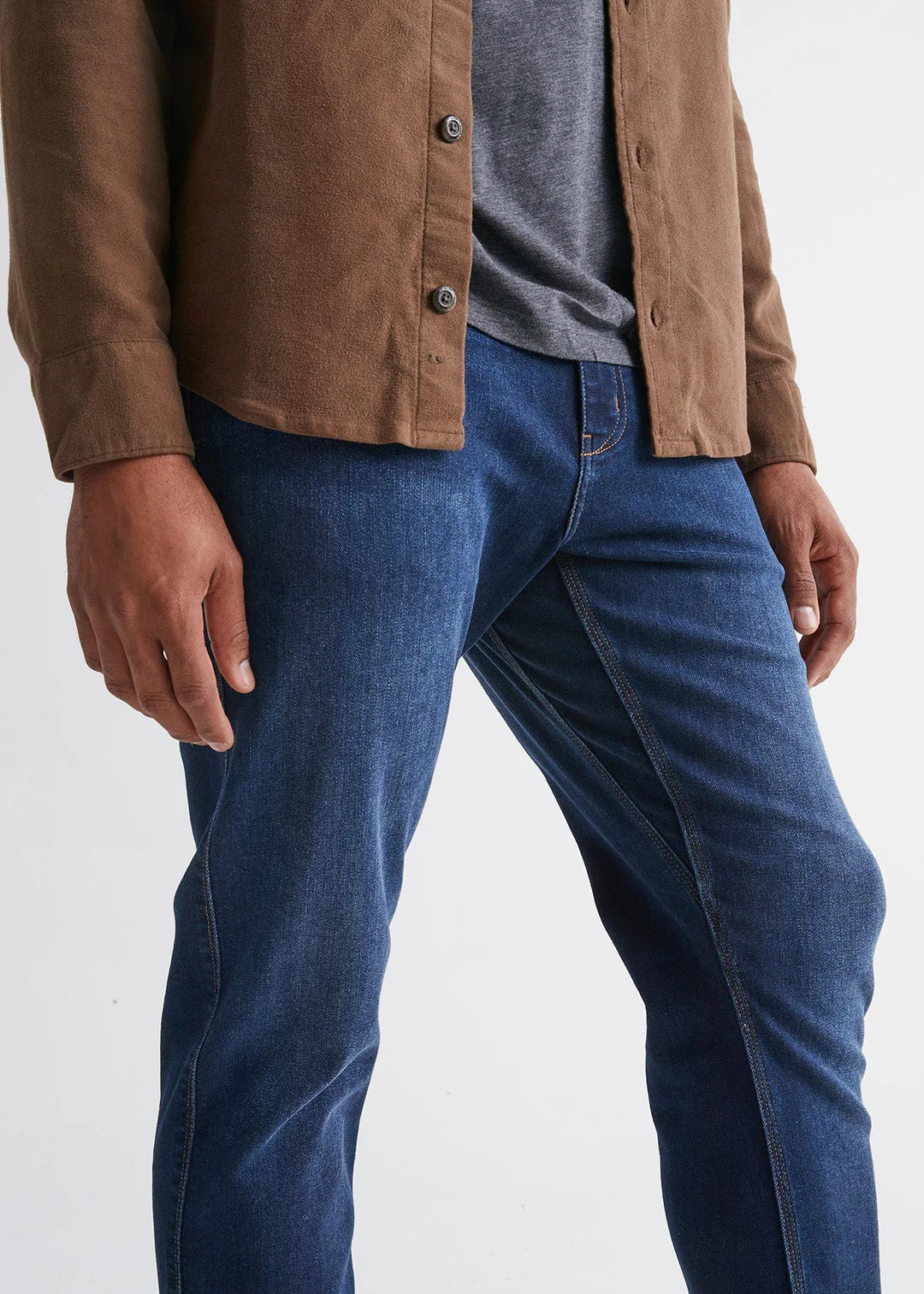 PERFORMANCE DENIM RELAXED TAPER-Pants-DUER-Coriander