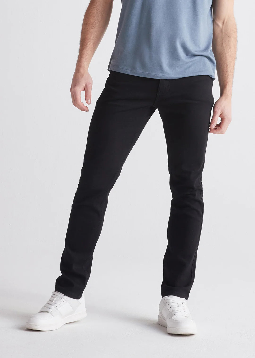 PERFORMANCE DENIM SLIM-Pant-DUER-30-32-BLACK-Coriander