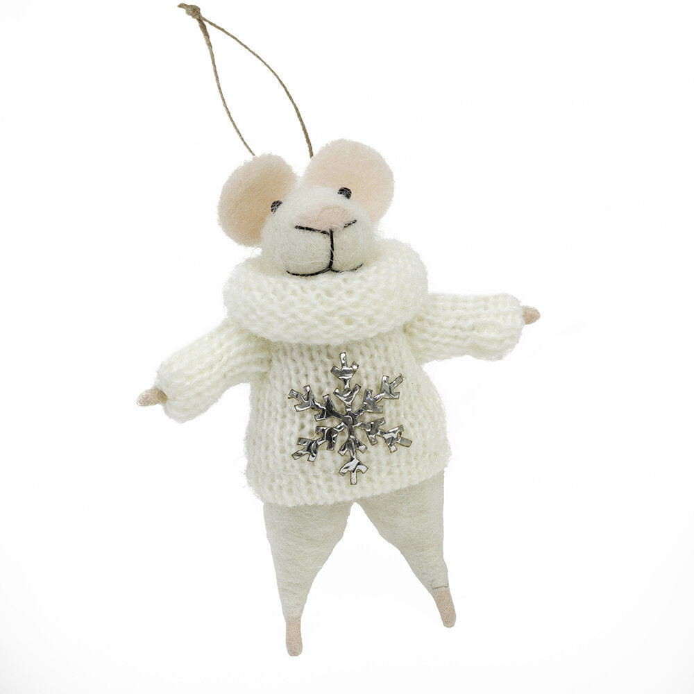 PETUNIA MOUSE-Ornament-INDABA TRADING-Coriander