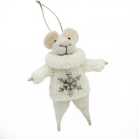 PETUNIA MOUSE-Ornament-INDABA TRADING-Coriander