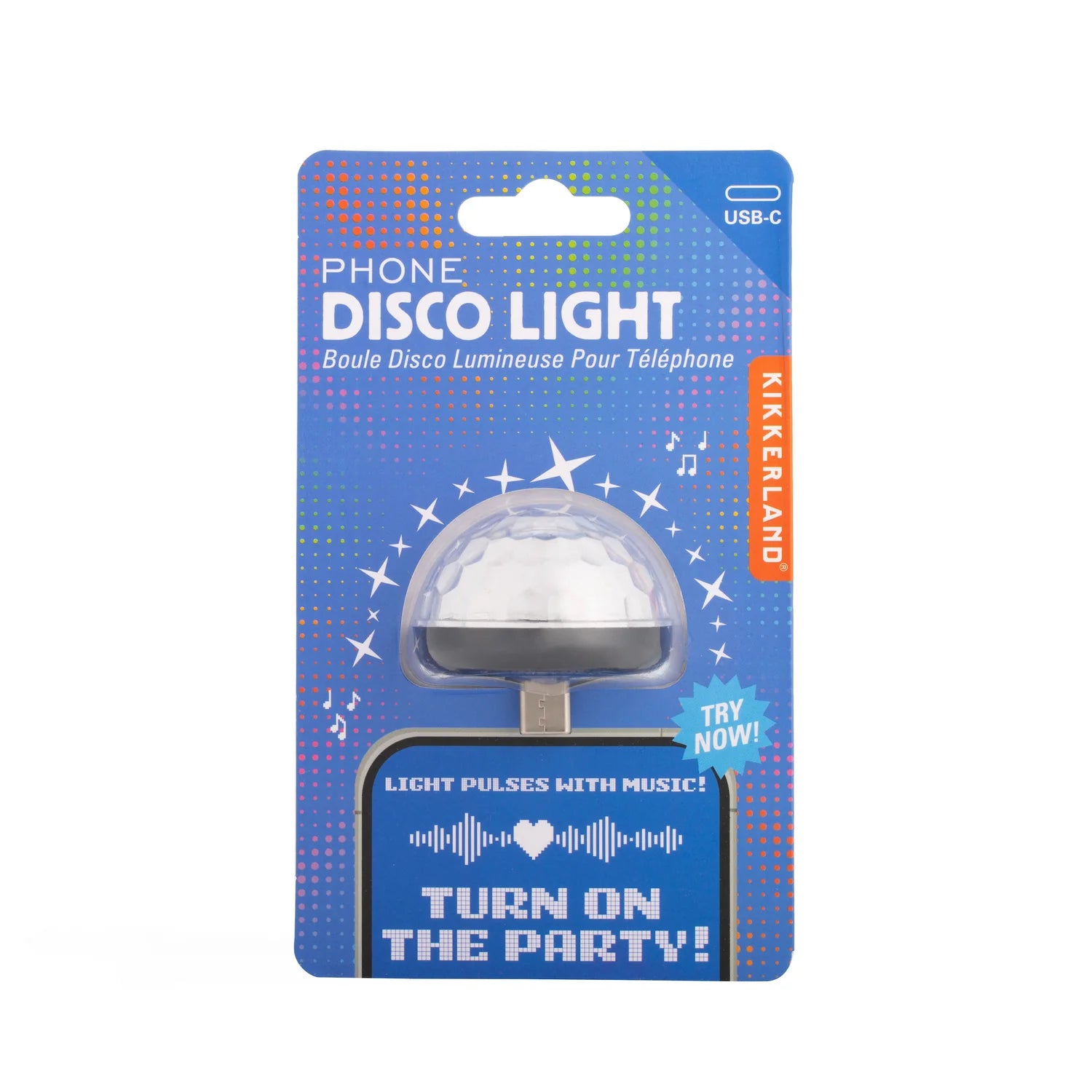 PHONE DISCO LIGHT | TYPE C-gadget-KIKKERLAND DESIGNS-Coriander