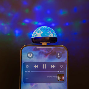 PHONE DISCO LIGHT | TYPE C-gadget-KIKKERLAND DESIGNS-Coriander