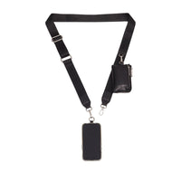PHONE STRAP WITH CARD CASE | SKYLAR-Bags & Wallets-S-Q-BLACK-Coriander