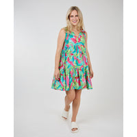 PINK LILY TIERED DRESS-Dresses-SHANNON PASSERO-XSMALL-Pink-Coriander