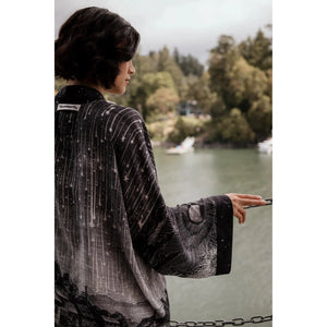 PIXIE DUSTER CROPPED KIMONO | STARGAZER-Scarves & Wraps-MARKET OF STARS-Coriander