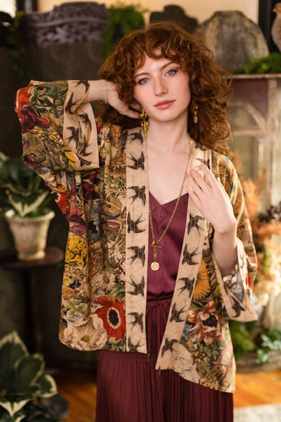 PIXIE DUSTER KIMONO | GOLDEN HOUR-Jackets & Sweaters-MARKET OF STARS-Coriander