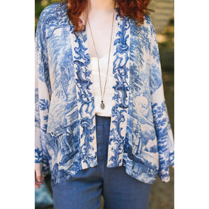 PIXIE DUSTER KIMONO | LET THE LIGHT IN-Scarves & Wraps-MARKET OF STARS-Coriander