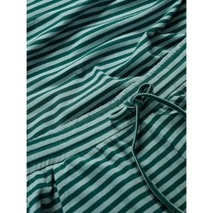 PJ SET | DREAM FLARED SLEEVE: OBLIQUES DARK WRECKAGE SARDINE-Loungewear-SEASALT-Coriander