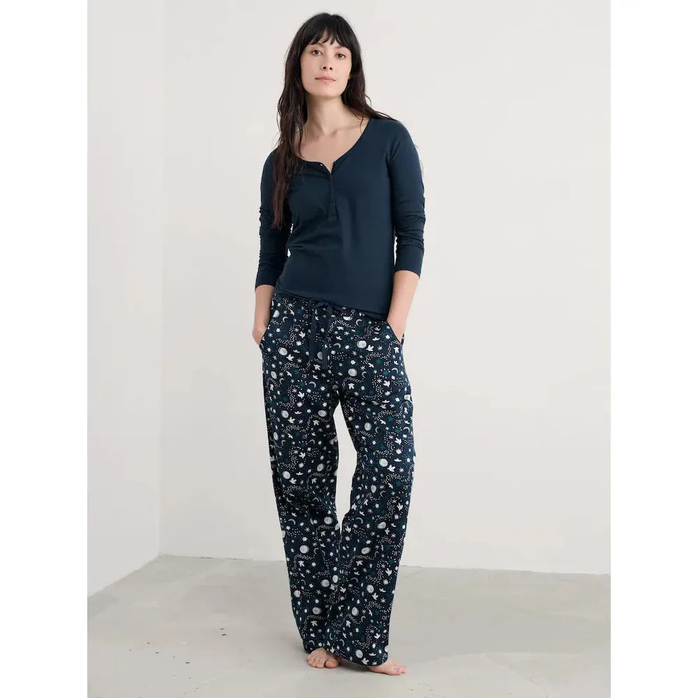 PJ SET | EVENING PATH: STARRY NIGHTTIME MARINE-Loungewear-SEASALT-Coriander