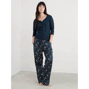 PJ SET | EVENING PATH: STARRY NIGHTTIME MARINE-Loungewear-SEASALT-Coriander