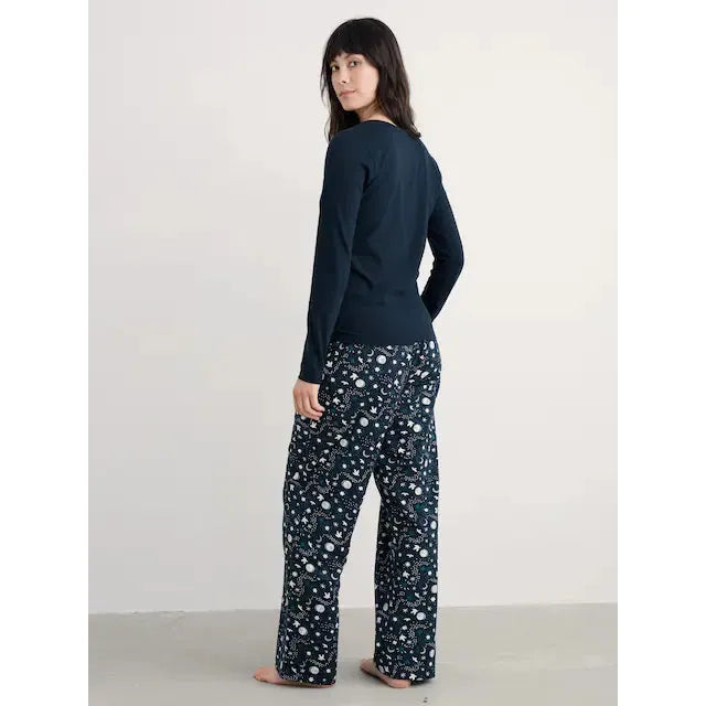 PJ SET | EVENING PATH: STARRY NIGHTTIME MARINE-Loungewear-SEASALT-Coriander